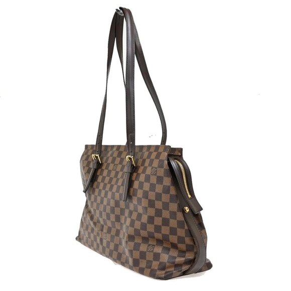 LOUIS VUITTON Chelsea Shoulder Tote Bag Damier Leather BN France N51119 74KA718 - Picture 2 of 16